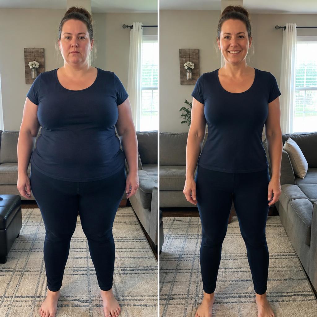 Amanda L. results after 8 weeks in