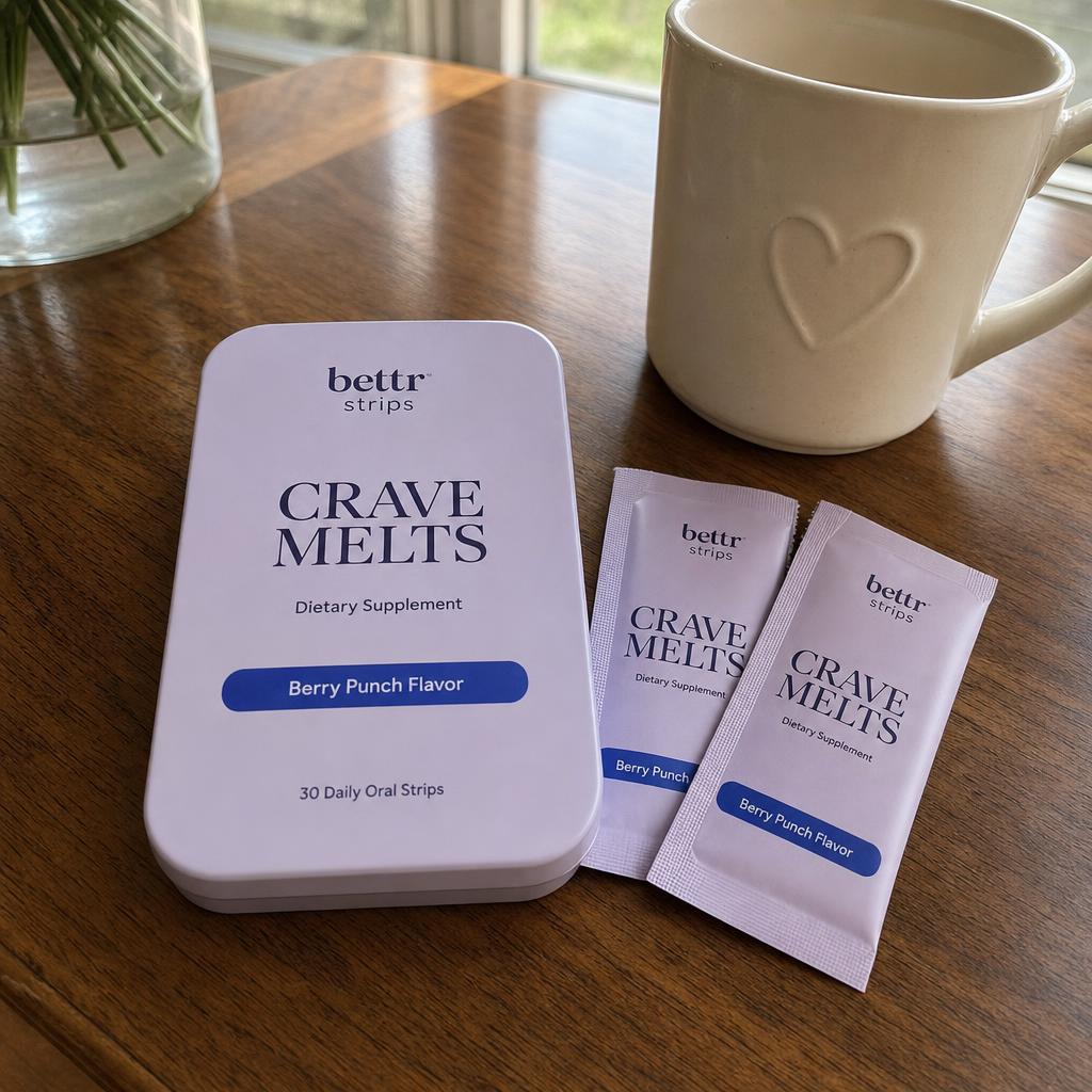 Marcus's photo of his Crave Melts tin on the counter